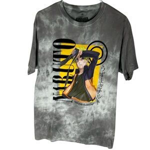 Naruto Graphic Gray T-Shirt Size M